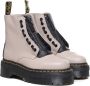 Dr. Martens Witte Leren Laarzen met Afneembare Rits White Dames - Thumbnail 3