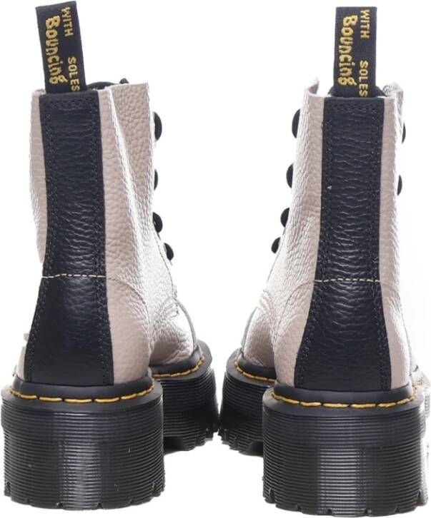 Dr. Martens Laarzen SINCLAIR VINTAGE TAUPE MILLED NAPPA - Foto 4