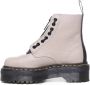 Dr. Martens Witte Leren Laarzen met Afneembare Rits White Dames - Thumbnail 5