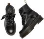 Dr. Martens Zwarte Leren Platformlaars met Decoratieve Stiksels Black Dames - Thumbnail 9