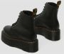 Dr. Martens Zwarte veterschoenen met hoge platform voor moedige vrouwen Black Dames - Thumbnail 3