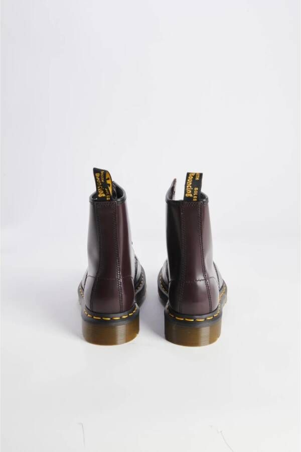 Dr. Martens Leren Veterlaarzen