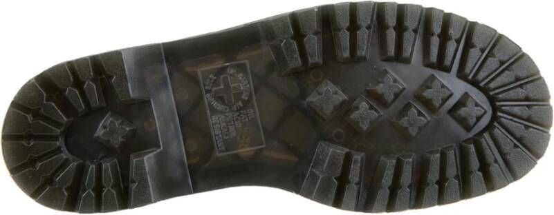 Dr. Martens Leren Veters Rits Dames Laarzen Black Dames