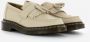 Dr. Martens Beige Virginia Leren Mocassin met Franjes Beige Dames - Thumbnail 13