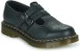 Dr. Martens Zwarte leren Mary Jane schoen met luchtkussen zool Black Dames - Thumbnail 8