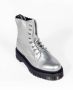 Dr. Martens Metallic Leren Plateau Laarzen Gray Heren - Thumbnail 2