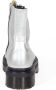Dr. Martens Metallic Leren Plateau Laarzen Gray Heren - Thumbnail 5
