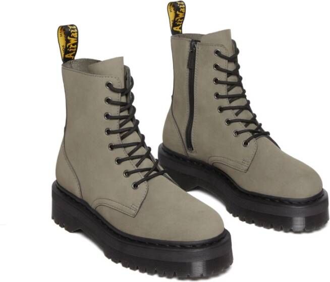 Dr. Martens Militaire stijl suède enkellaars