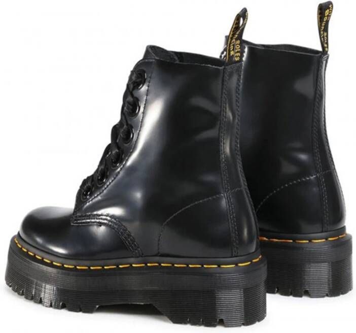 Dr. Martens Molly Platform Laarzen Zwart Dames