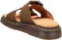 Dr. Martens Olijfgroene Suède Sandalen met Gesp - Thumbnail 3