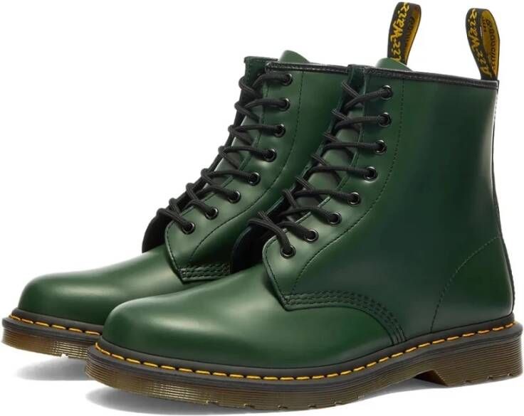 Dr. Martens Originele 1460 Laarzen in Groen Smooth Green Dames