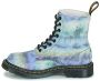 Dr Martens 1460 Pascal Tie Dye Boots Dr. Martens Blauw Dames - Thumbnail 5