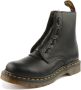 Dr martens Dr. Martens 1460 Pascal Front Zip Zwart Leer Veterboots Dames - Thumbnail 6