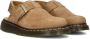 Dr. Martens Patchwork Leren Sandalen met Riptape Straps Beige - Thumbnail 36