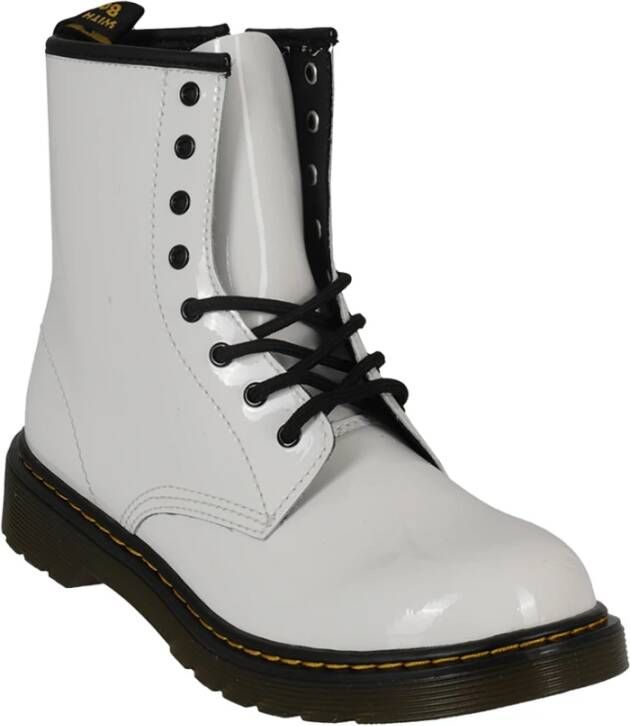 Dr. Martens Patent Lamper Laarzen White Dames
