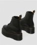 Dr. Martens Zwarte veterschoenen met hoge platform voor moedige vrouwen Black Dames - Thumbnail 11