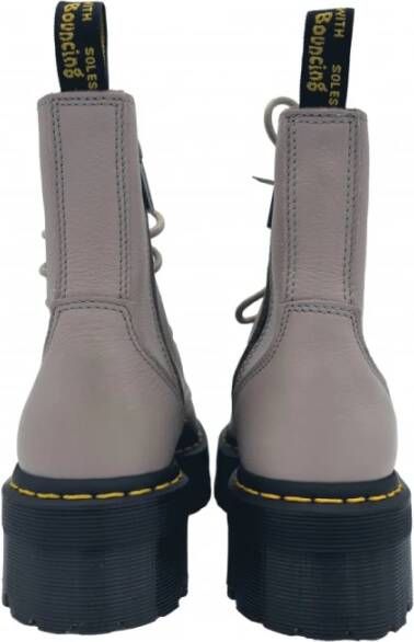 Dr. Martens Platform Enkellaarsjes met Rits