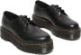 Dr. Martens Dr Martens 1461 Quad 3-eye Polished Smooth Schoenen Zwart Man - Thumbnail 4