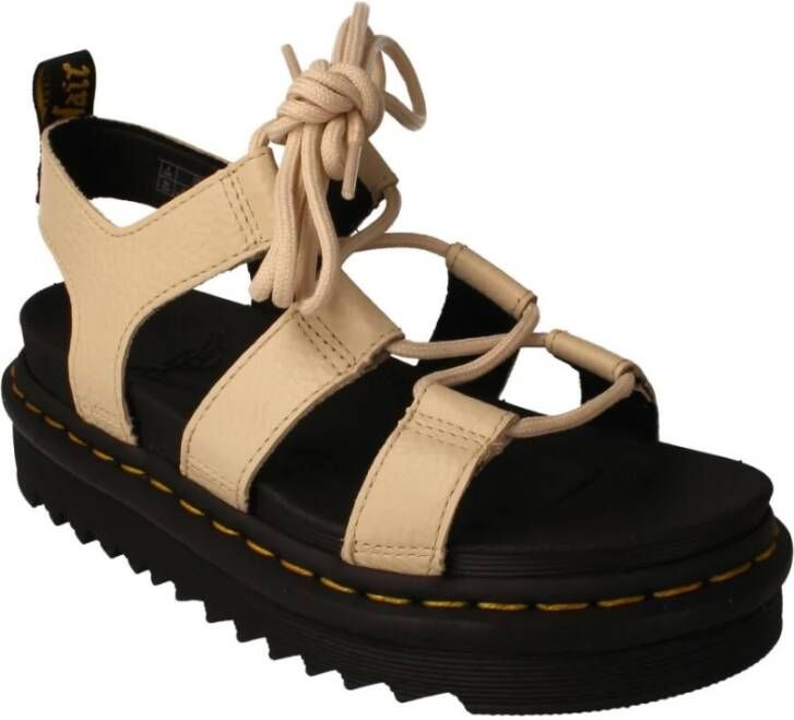 Dr. Martens Platte sandalen Beige Dames