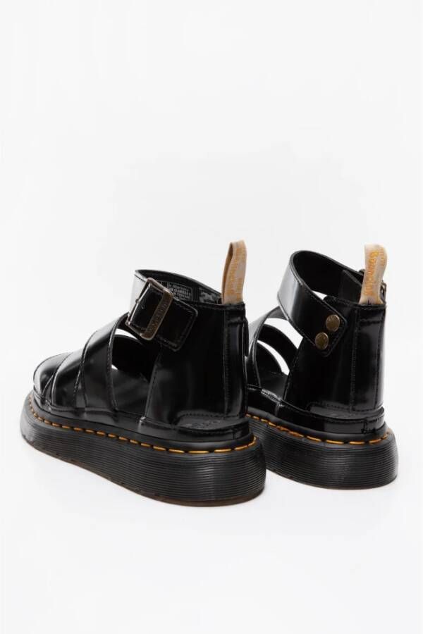 Dr. Martens Platte sandalen Black Dames