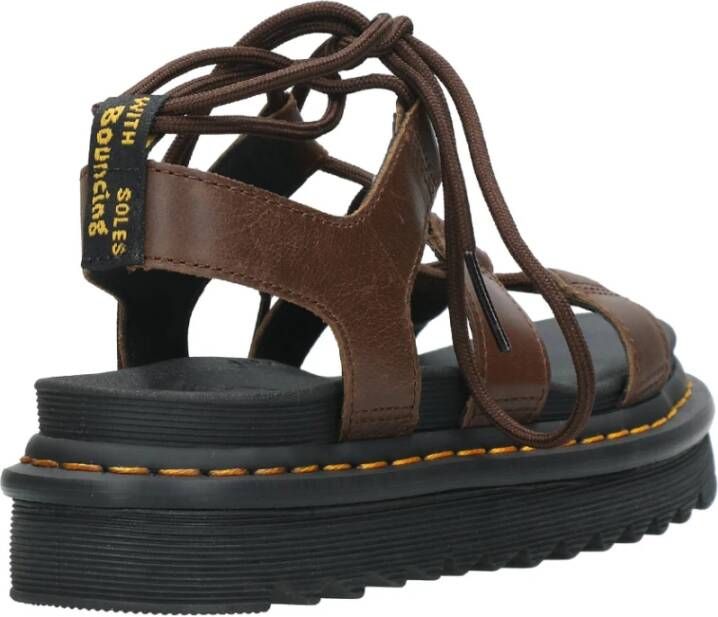 Dr. Martens Platte sandalen Bruin Dames