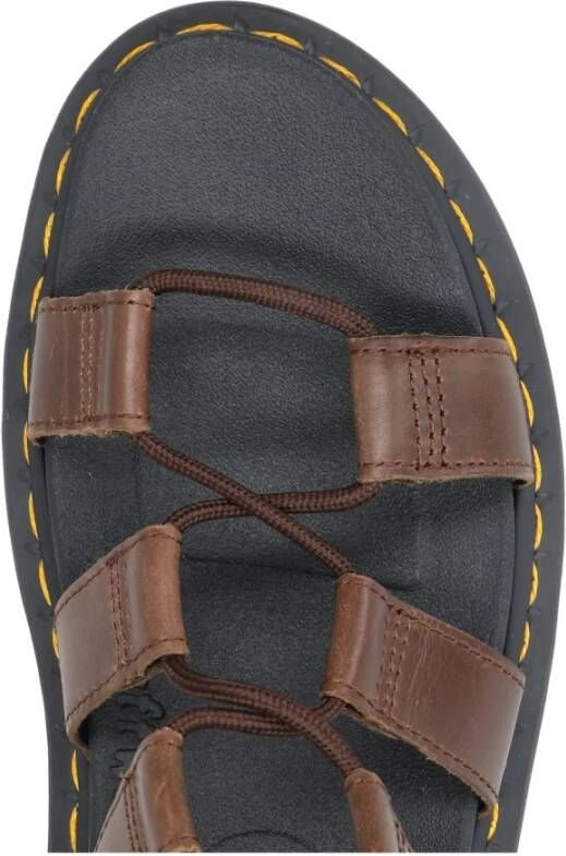 Dr. Martens Platte sandalen Bruin Dames