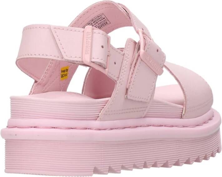 Dr. Martens Platte sandalen Roze Dames