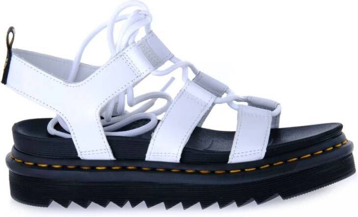 Dr. Martens Platte sandalen Wit Dames