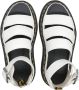 Dr. Martens Witte platte leren sandalen met verstelbare enkelband White Dames - Thumbnail 5