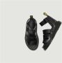 Dr. Martens Zwarte platte leren sandalen met verstelbare gespsluiting Black Dames - Thumbnail 8
