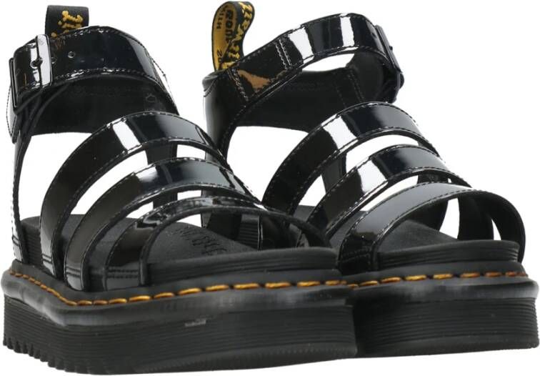 Dr. Martens Platte sandalen Zwart Dames