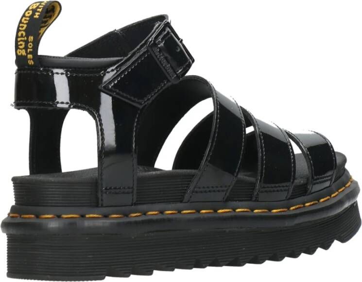 Dr. Martens Platte sandalen Zwart Dames