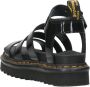 Dr. Martens Zwarte Platte Sandalen met Verstelbare Enkelband Black Dames - Thumbnail 6