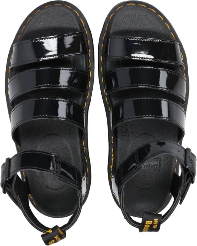 Dr. Martens Platte sandalen Zwart Dames