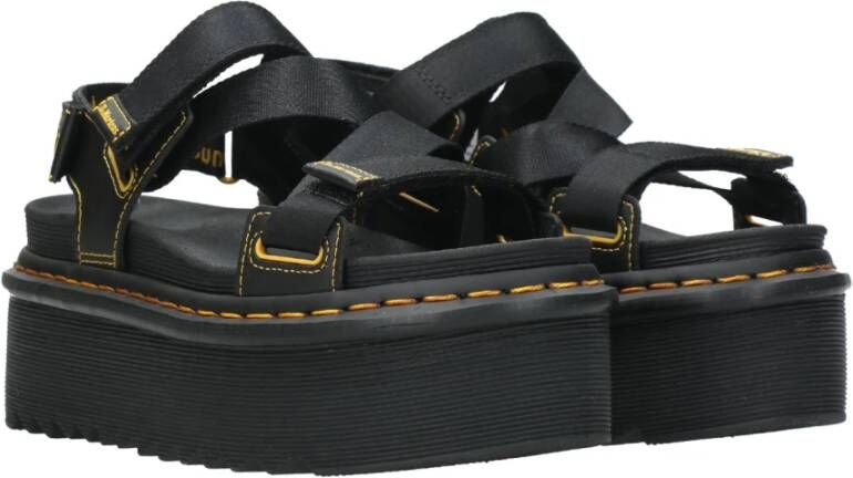 Dr. Martens Platte sandalen Zwart Dames