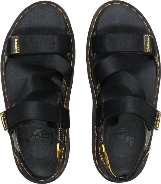 Dr. Martens Platte sandalen Zwart Dames