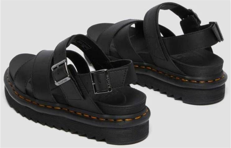 Dr. Martens Platte sandalen Zwart Dames