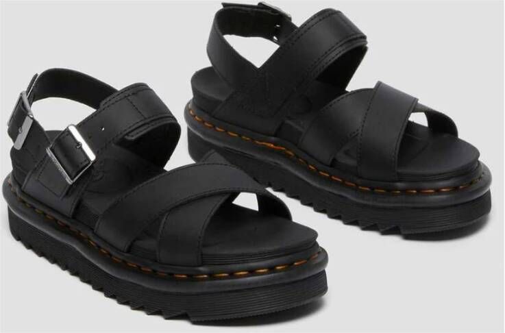 Dr. Martens Platte sandalen Zwart Dames