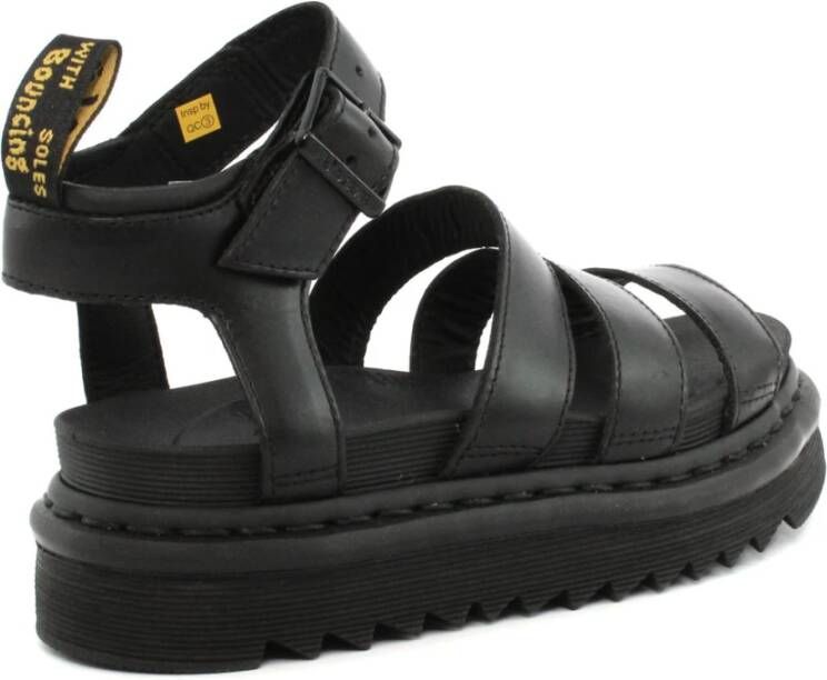 Dr. Martens Gladiator sandaal met sleehak en enkelband - Foto 3