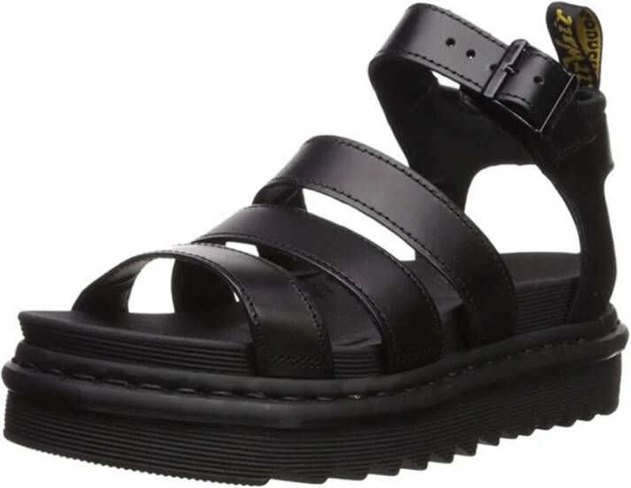 Dr. Martens Platte sandalen Zwart Dames