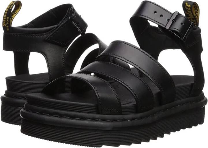 Dr. Martens Platte sandalen Zwart Dames