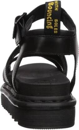 Dr. Martens Platte sandalen Zwart Dames