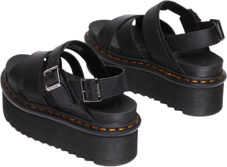 Dr. Martens Platte sandalen Zwart Dames