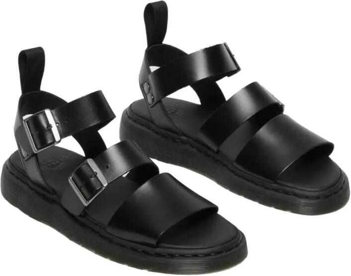 Dr. Martens Platte sandalen Zwart Heren