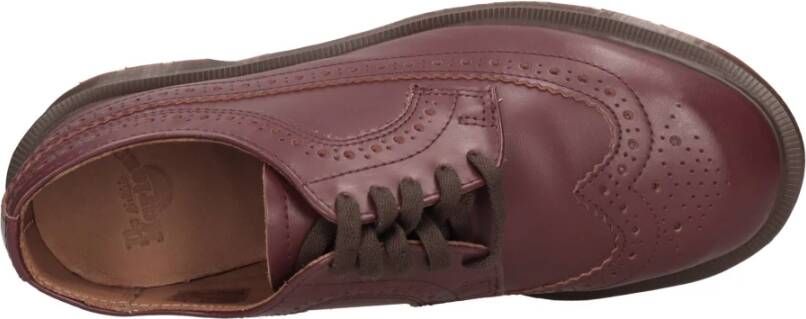 Dr. Martens Platte schoenen Bordeaux