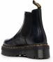 Dr. Martens Zwarte Leren Laarzen met Elastische Inzetstukken Black - Thumbnail 10