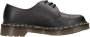 Dr. Martens 1461 Quad Smooth Leather Platform Schoenen Zwart Gepolijst Glad Black Dames - Thumbnail 39