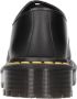 Dr. Martens 1461 Quad Smooth Leather Platform Schoenen Zwart Gepolijst Glad Black Dames - Thumbnail 12