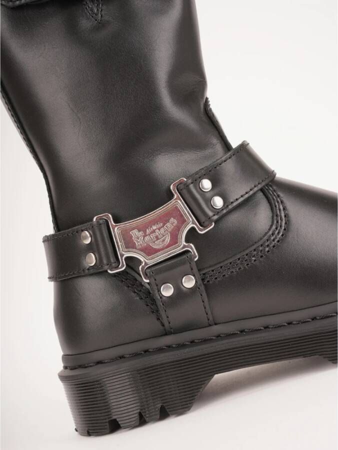 Dr. Martens Platte Zwarte Schoenen Anistone Hi