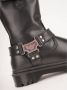 Dr. Martens Platte Zwarte Schoenen Anistone Hi - Thumbnail 8